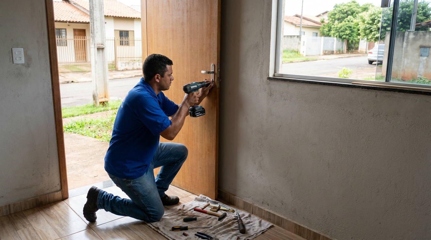 Instalação de Fechadura Residencial profissional em Campos dos Goytacazes‑RJ